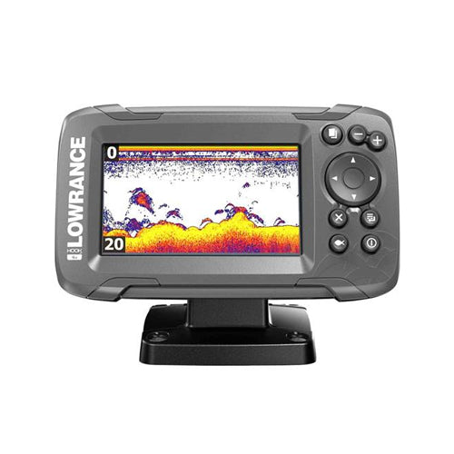 Ecoscandaglio Lowrance Hook per Barca Hook 4 + trasduttore, Fishfinder Pesca