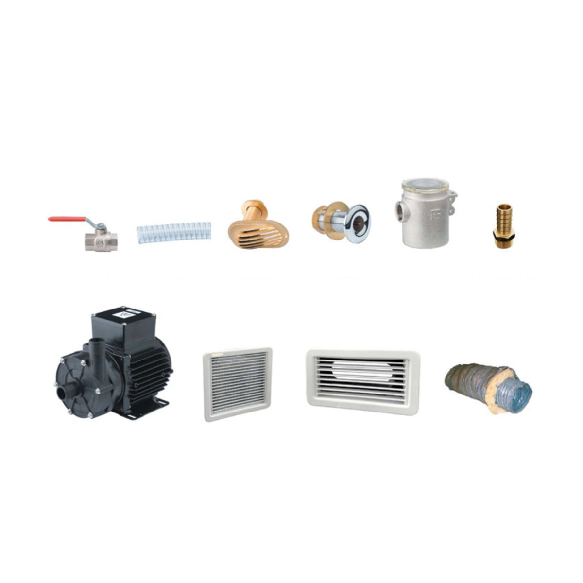 Kit Accessori per Condizionatore, Vitrifrigo per Barca Camper, Kit installazione