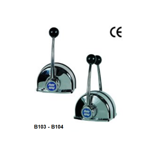 Scatola di comando monoleva B103 B104 Ultraflex, Gas e Invertitore, Per Barca