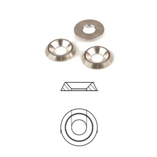 Orli sottovite, acciaio inox, Confezione Blister, da 2,9 a 6,3 mm