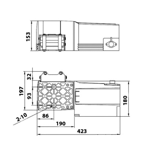 Argano Elettrico varie potenze (da 600W a 1200, da 1100 a 2400 kg)