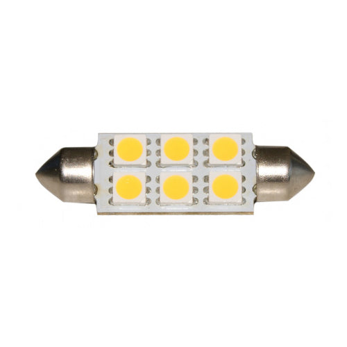 Lampada LED SILURO 6 LED 17X41 DAY LIGHT 10-30V