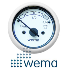 Indicatore per serbatoio Acque nere Wema - 240-33 ohm, 12/24 volt, barca, camper