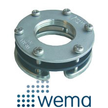 Flangia per galleggiante Acque Nere HFL Wema, da 1" e 1/4, barca camper
