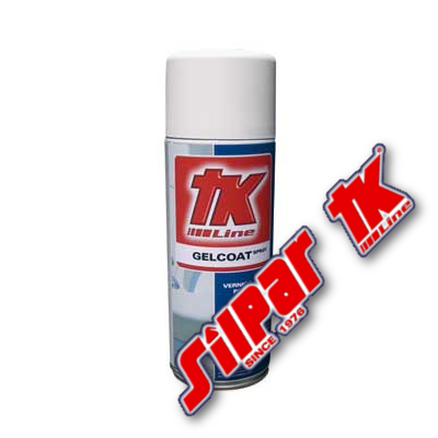 Spray TK GELCOAT, Colore Bianco, Spalmabile, Riparazione Vetroresina