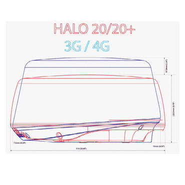 Radar Simrad Halo 20, Compatto per Barca, Radar in tempo reale, Nautico