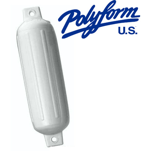 Parabordo per Barca e Gommone Polyform Tipo G1/G2/G3/G4/G5, Bianco