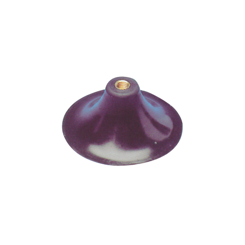 Base in EPDM con inserto per asta bandiera Colore nero, per gommone