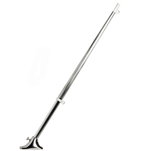 Base in acciaio inox Modello per bandiere 20x30cm, Ø mm 14, L mm 40