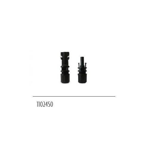 Coppia Connettori MC4 Per Pannelli Solari, per Sistema fotovoltaico