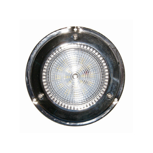 Plafoniera LED per Barca, 20 Led 12 Volt, 3.5 Watt, In acciaio Inox, Camper