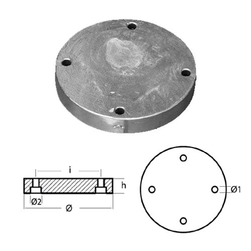 Anodo Ogiva per Elica Ogive Turian D.135 H20