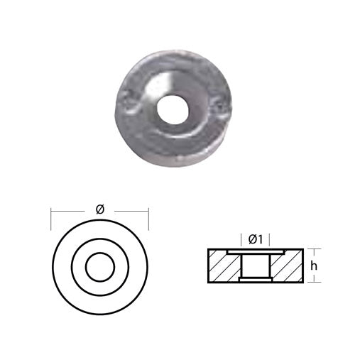 Anodo Rondella per Johnson Evinrude 3,5/5/6Hp 4T Evinrude