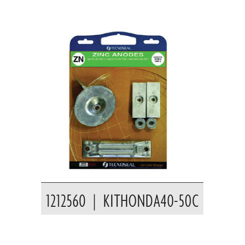 Kit Anodi Honda 40 50 40-50C cv hp Completo Zinco motore Honda Fuoribordo