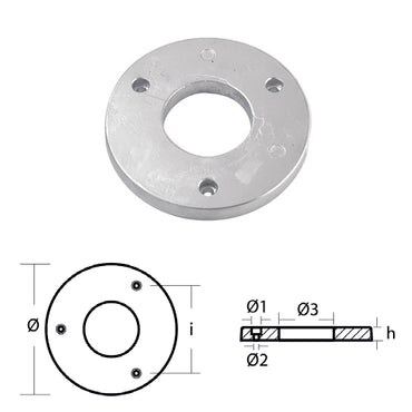 Anodo Collare Hydromarine - Collare per Motore Hydromarine Ricambio