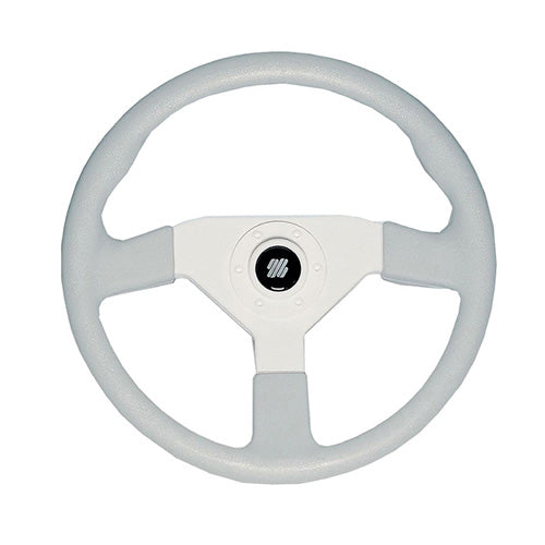 Volante V45 Ultraflex per Barca, Grigio Bianco Nero, Amagnetico, Omologati
