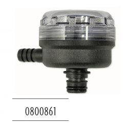 Filtro portagomma 1/2" 13mm con innesto rapido Flojet