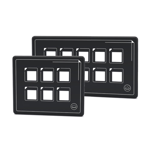 Pannello elettrico per barca piatto da 6/10 pulsanti touch con led e control box