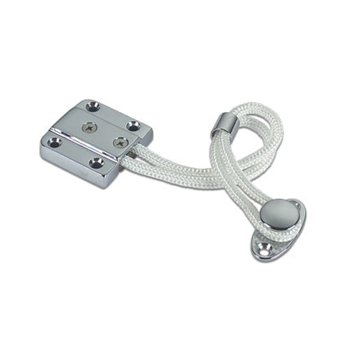 Gancio Fermaporta con cavetto in Nylon 45x45