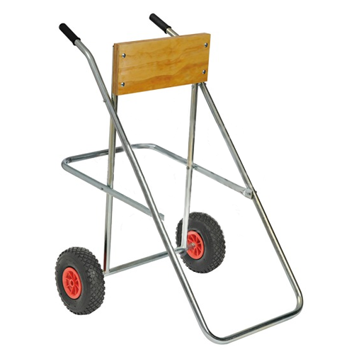 Cavalletto porta motore fuoribordo di supporto, fino a 60 cavalli hp, con ruote