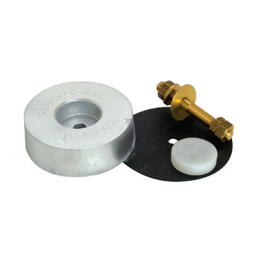 Anodo per Poppa barca diametro 125/135 mm - Completo di tappo e guarnizione