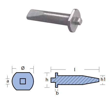 Barrotto Mercury/Mercruiser Anodi Tecnoseal