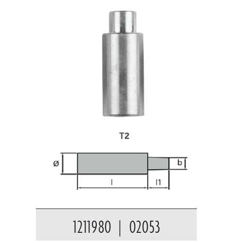 Anodo Bukh Barrotto per Motore Zinco Ottone Ø10x18