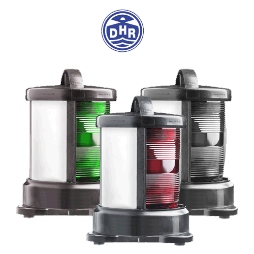 Luce di Via DHR Omologati RINA IP56, 112,5/135/360, Bianco/Rosso/Giallo/Verde