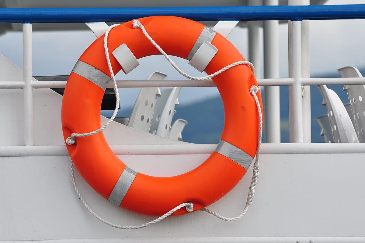 Salvagente per Barca anulare, Omologato RINA, Obbligatorio, ciambella sicurezza