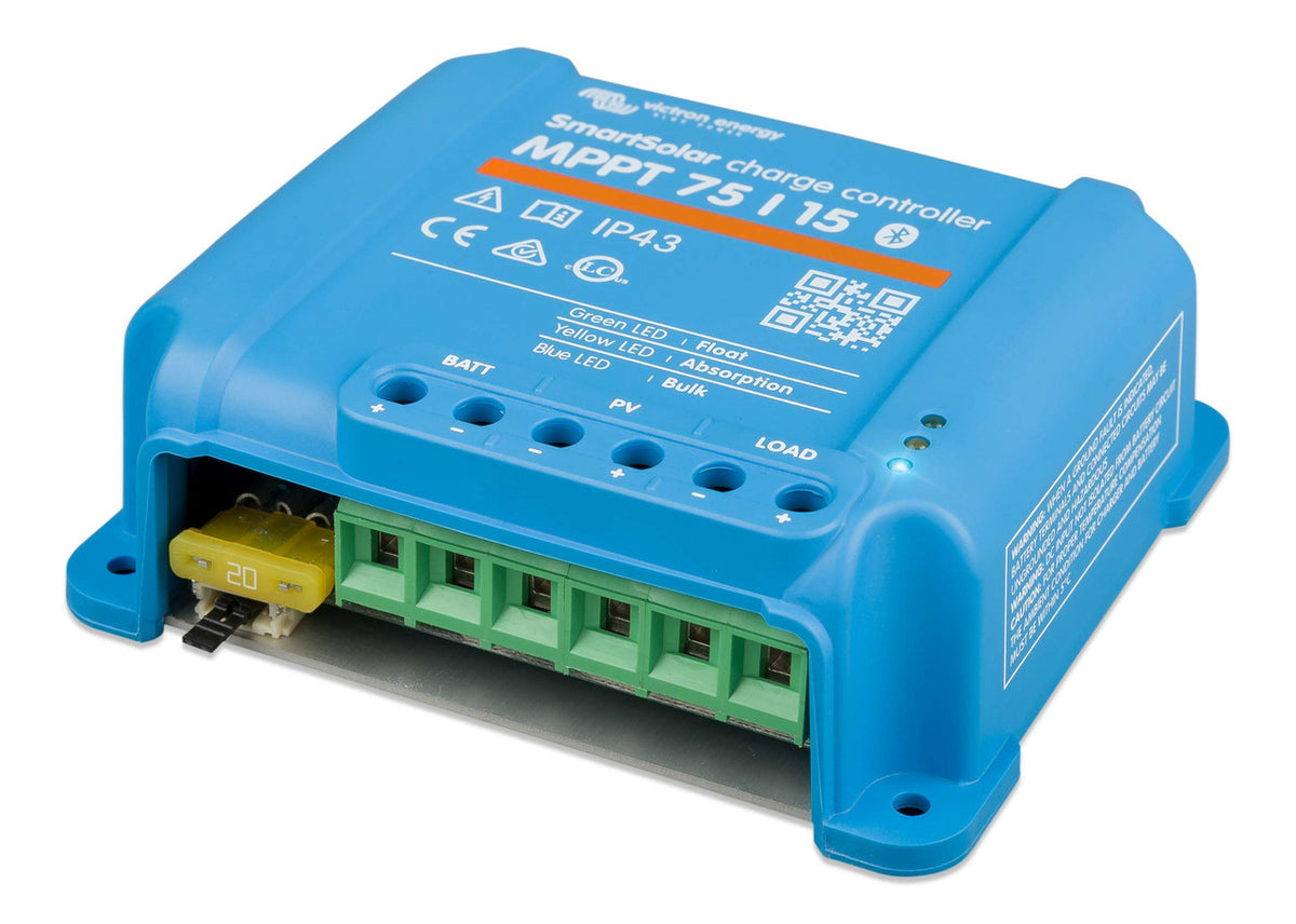 Regolatore di carica barca camper Victron Smartsolar MPPT 75V 15 amp 12/24 v