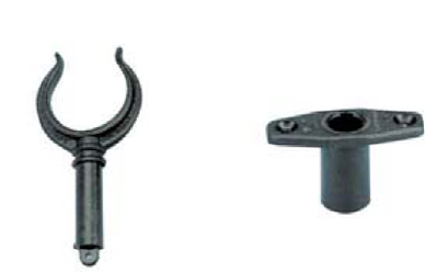 Ricambi per scalmiera in nylon , scalmo, boccola da 12 e 14 mm, barca gommone