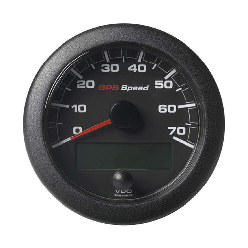 Speedometro Oceanlink con GPS, nero, Ø 85 mm, per barca, gommone, plancia