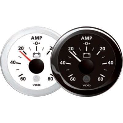Amperometro 60 A 12/24 V - VDO A2C59512330 -Indicatore Per barca