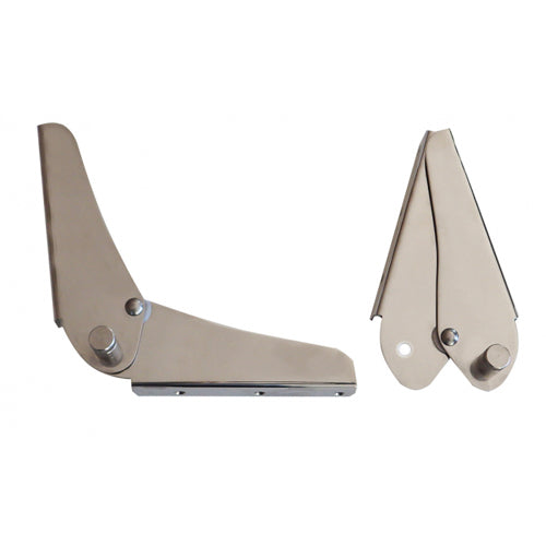Cerniera Sedile Ribaltabile Apertura Totale 230x250 mm In acciaio inox