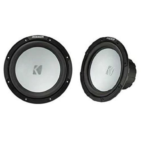 Subwoofer KICKER da 10", 350 watt 2 ohm, senza griglia, per barca camper nautico