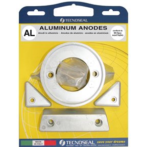 Kit Anodi Volvo Penta per DUO PROP 290 + placca in alluminio