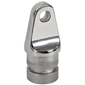 Terminale Cappuccio per Tendalino barca, per tubo da 22 mm, in acciaio inox