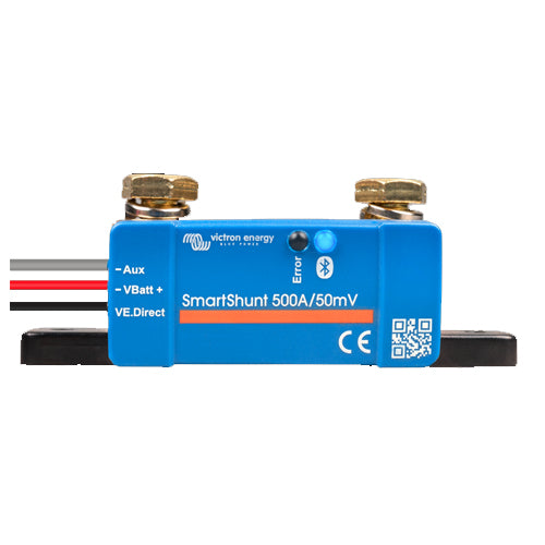 Monitor per Batterie Victron SmartShunt 500 amp 50mv, Bluetooth per barca camper