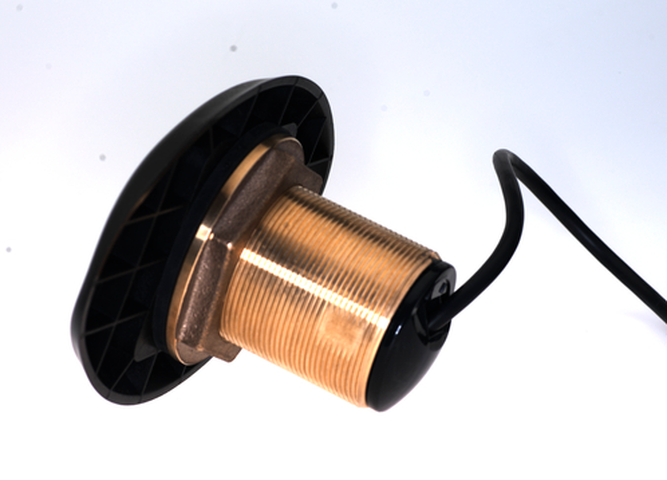 Trasduttore XSONIC BRONZE HDI 12° per pesca barca in bronzo, passascafo pesca