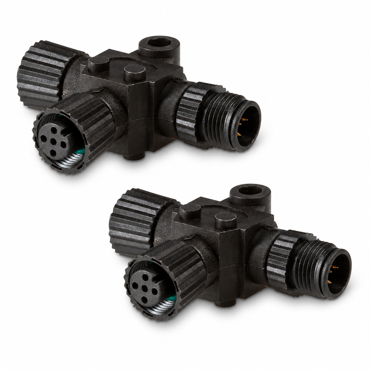 Klovoo Kit 2 Connettori T per dorsale NMEA 2000 Micro-C per Espansione Rete 