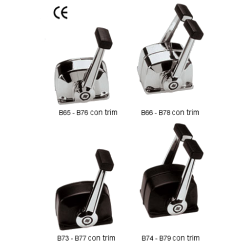 Scatola di comando monoleva Ultraflex B65 B66 B73 B74 B76 B77 B78 B79, Per barca