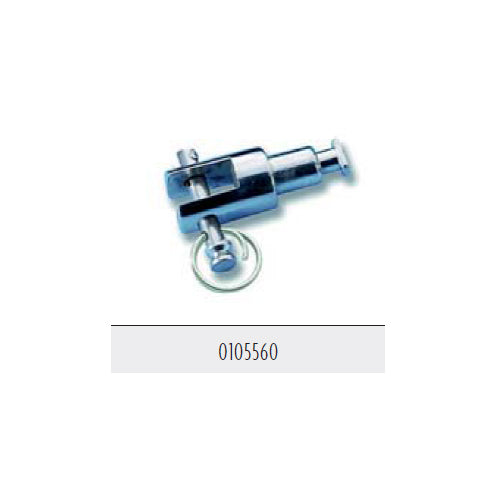 Supporto in acciaio inox per scalmiera, 50x23 mm, per barca gommone