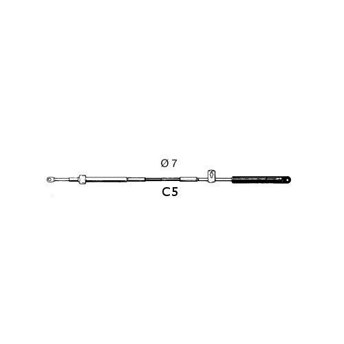 Cavo Comando Ultraflex C5 per Barca, da 5 a 32 Piedi - Per Mercury Mercruiser