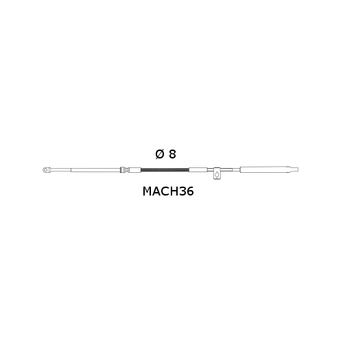 Cavo Comando Ultraflex MACH 36 da 5 a 40 Piedi - Per Mercury Mercruiser Gen II