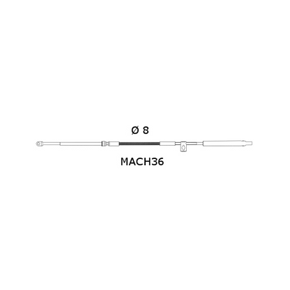 Cavo Comando Ultraflex MACH 36 da 5 a 40 Piedi - Per Mercury Mercruiser Gen II