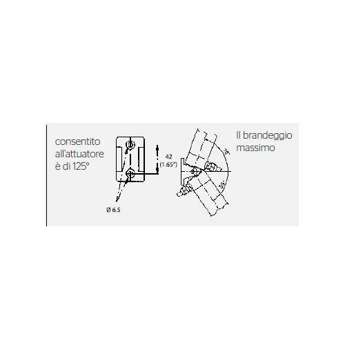 Attuatore Elettrico per portellone UFLEX AV 12v 24v 300 450 600 mm