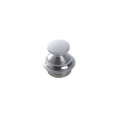 Pulsante serratura scrocco in ottone da Ø 19 mm, per barca, sportelli, cassetti