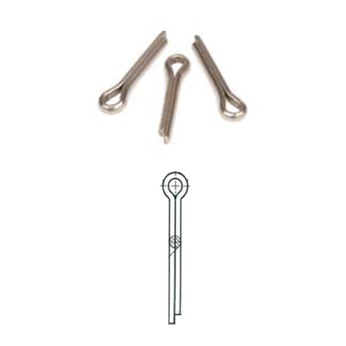 Copiglia in Acciaio Inox, Confezione Blister, da 1,5x30 a 5x40