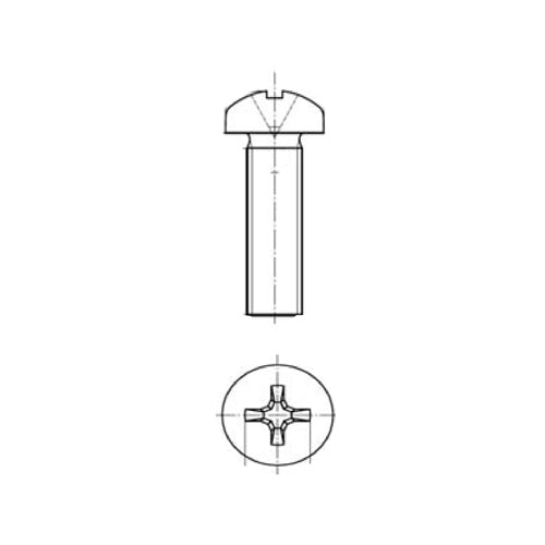 Vite autofilettante svasata, acciaio inox Confezione Blister, da 2,9x13 a 6,3x50