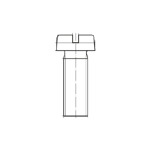 Vite testa cilindrica taglio, acciaio inox, Confezione Blister, da 3x12 a 6x70